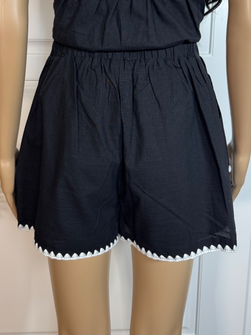 SLEEVELESS TANK TOP WITH ELASTIC WAIST SHORTS CO-ORD SET SIZE MEDIUM - NWOT - Picture 13 of 17